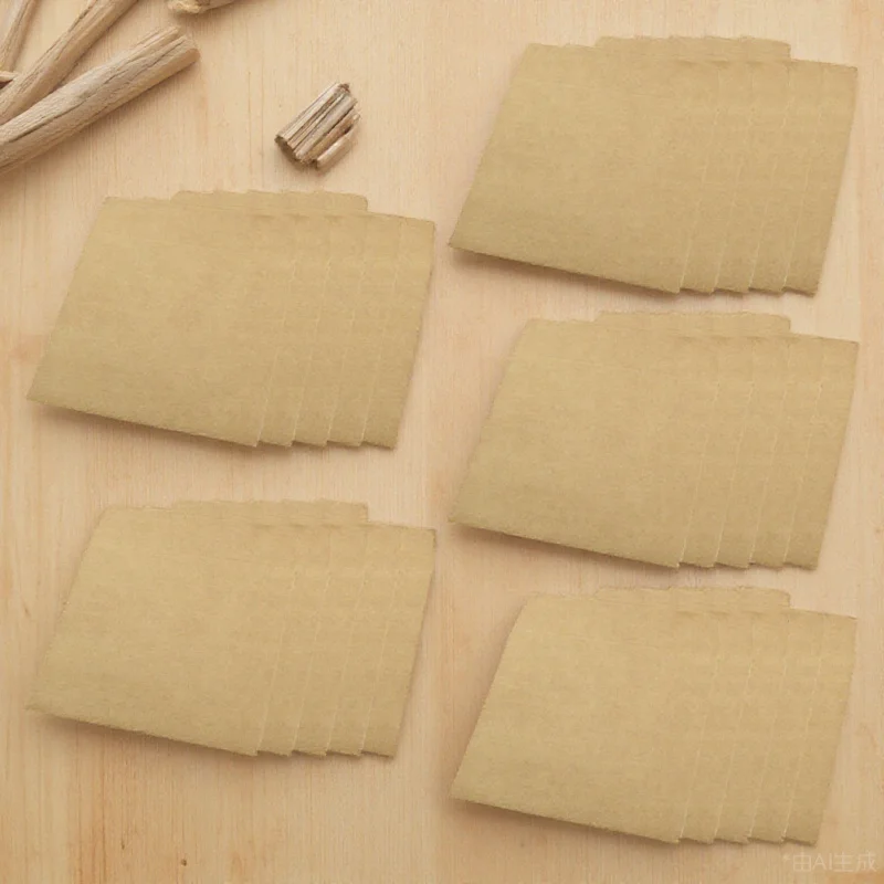 

25Pcs Portable Cd Covers Eco-Friendly Kraft Paper Envelopes for Secure Disc Protection Ideal for Travel and Gifting