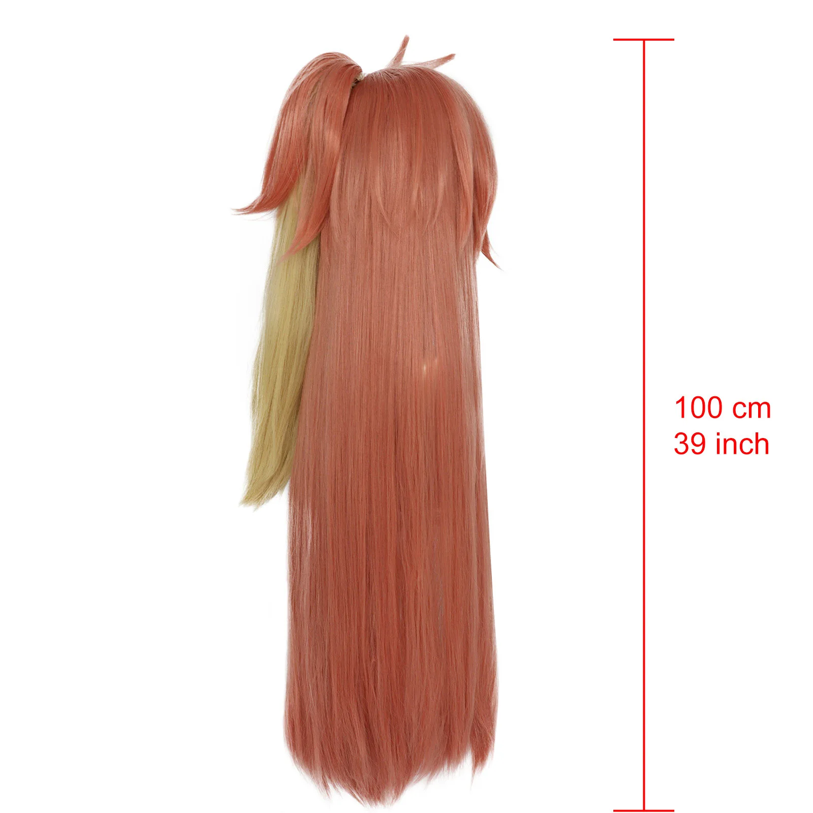 Anime Hotel Cherry Boom Cosplay 100cm długie włosy Cherry Boom Cosplay wstępnie karbowana peruka Halloween