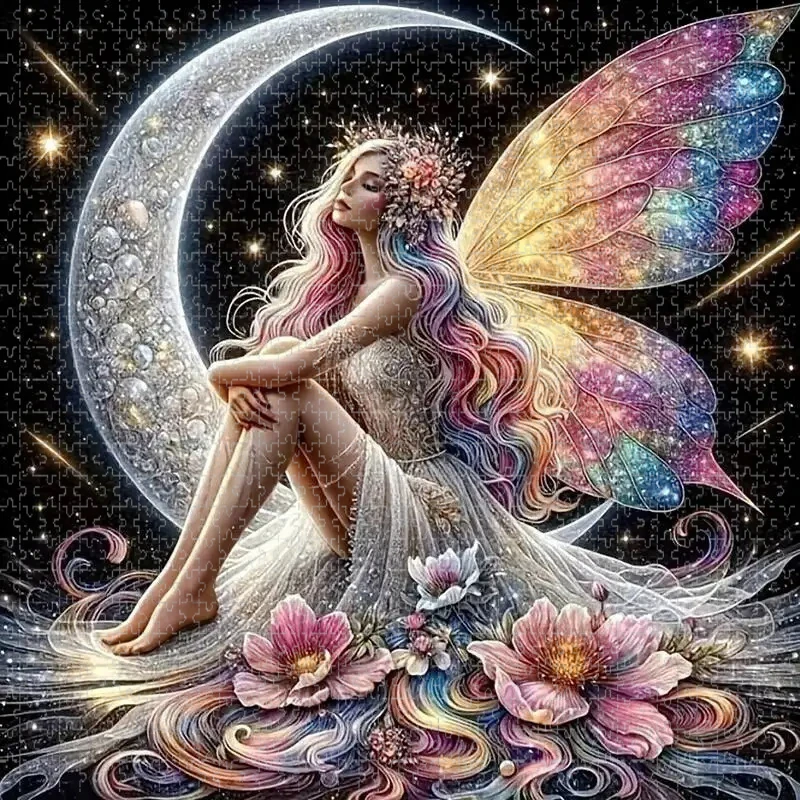 

Пазл из 500 деталей, «Эльфийская женщина», идеально подходит для совместного творчества с семьей, подарок, игрушка для развлечений