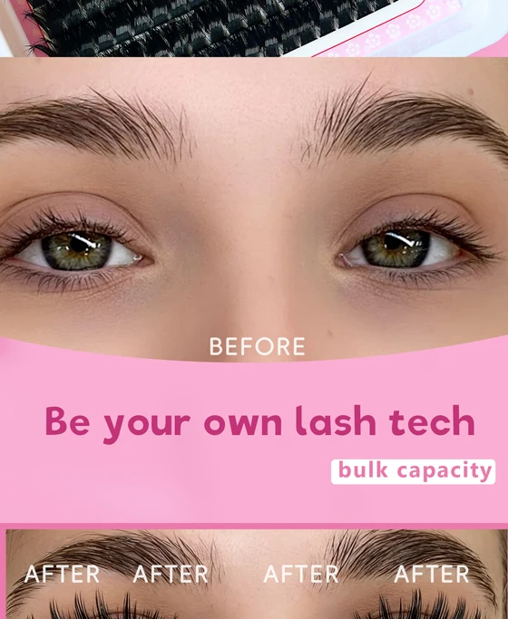 10 Reihen, 200 Cluster mit 3D-Wimpern, Make-up-Wimpern, natürliche und flauschige Wimpern, persönliche, leicht zu entblättende Wimpern, 9–15 mm – Detail 2