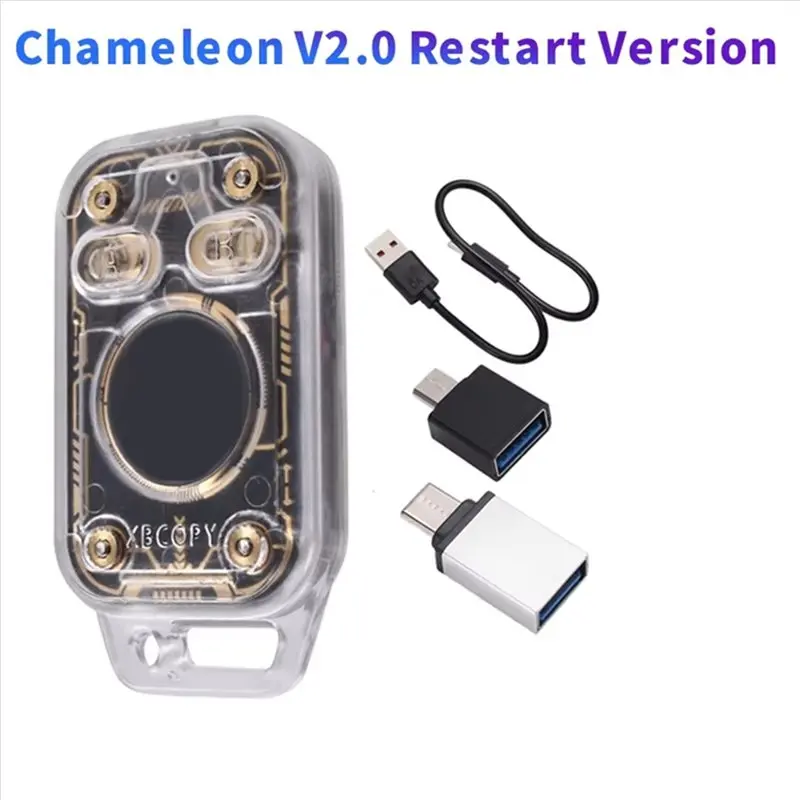 AS95-A73E-Restart camaleão v2.0 v2.0 rfid leitor de chip inteligente emulador 125khz 13.56mhz cartão decodificação nfc duplicador