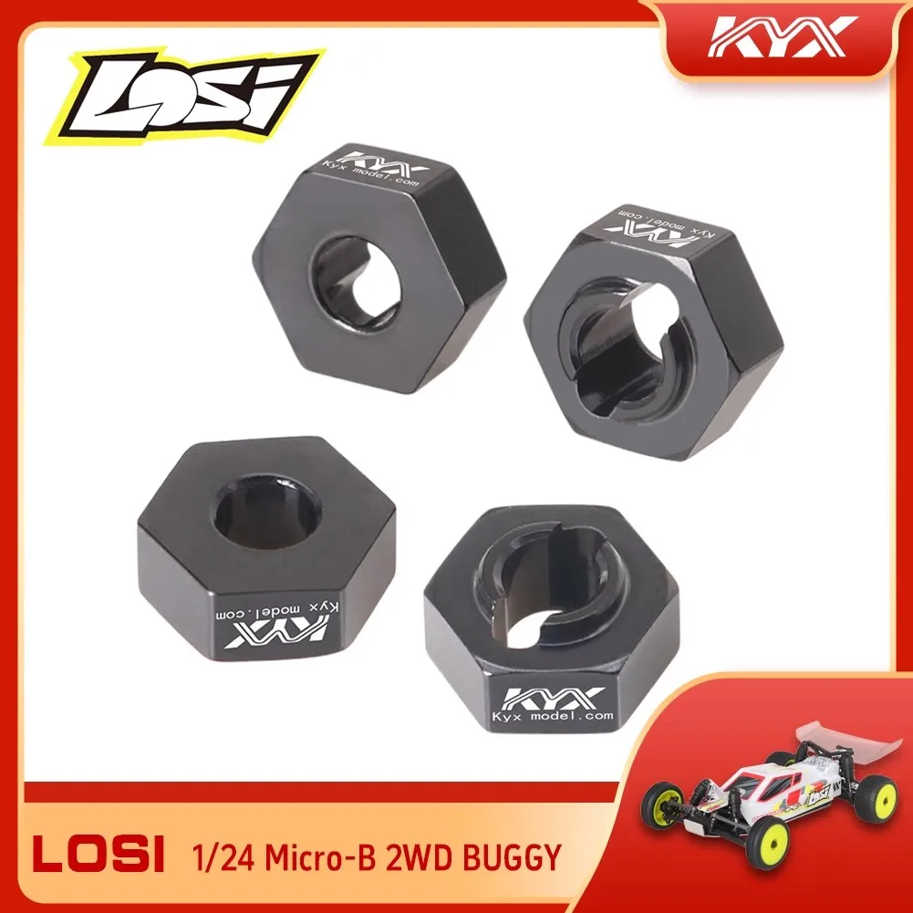 

KYX model car Losi 1/24 Micro-B 2WD BUGGY frame aluminum alloy hexagonal