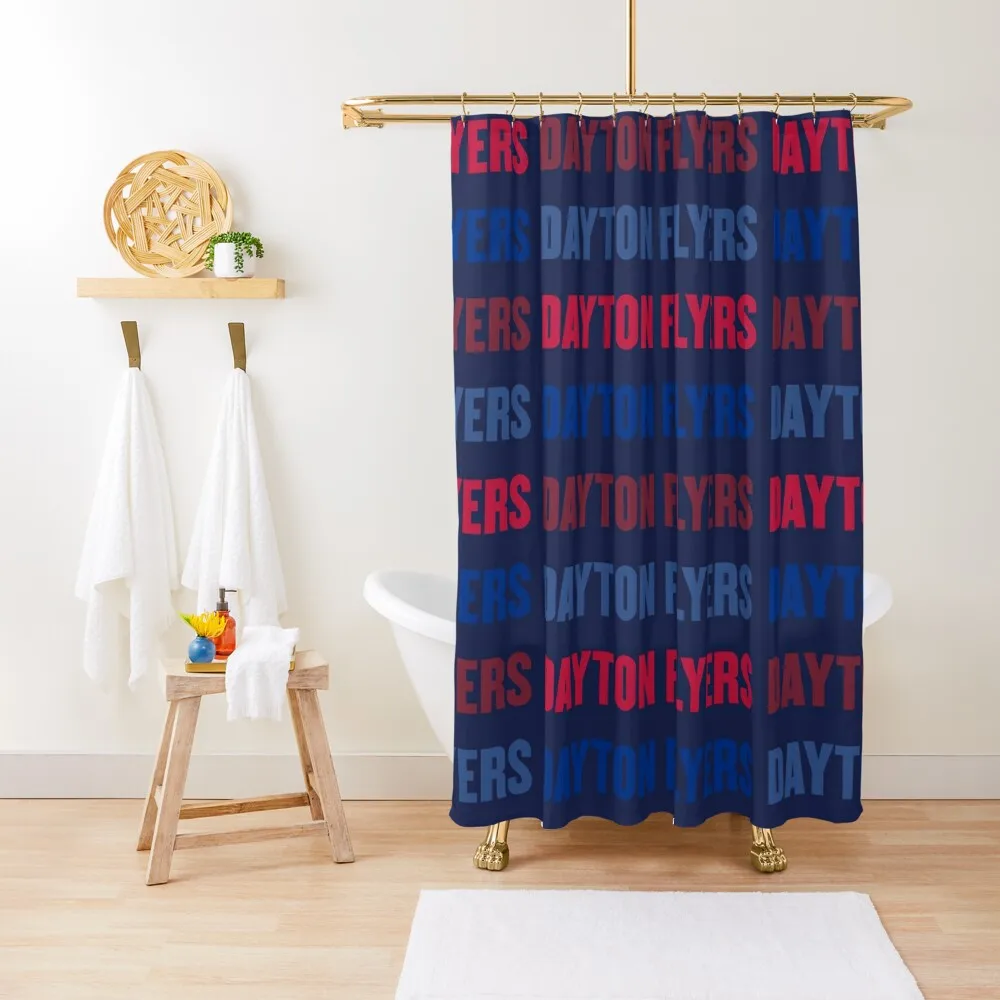 

Dayton Flyers Pattern Shower Curtain Elegant Bathroom Modern Accessory Bathrooms Anime Shower Bathroom For Shower Curtain