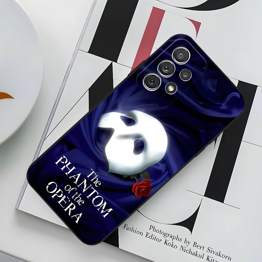 The Phantom Of The Opera Phone Case for Sumsung Galaxy S24 S23 S22 S21 S20 A24 A34 N20 M54 A54 A53 Fe Plus Ultra Black Soft Cove