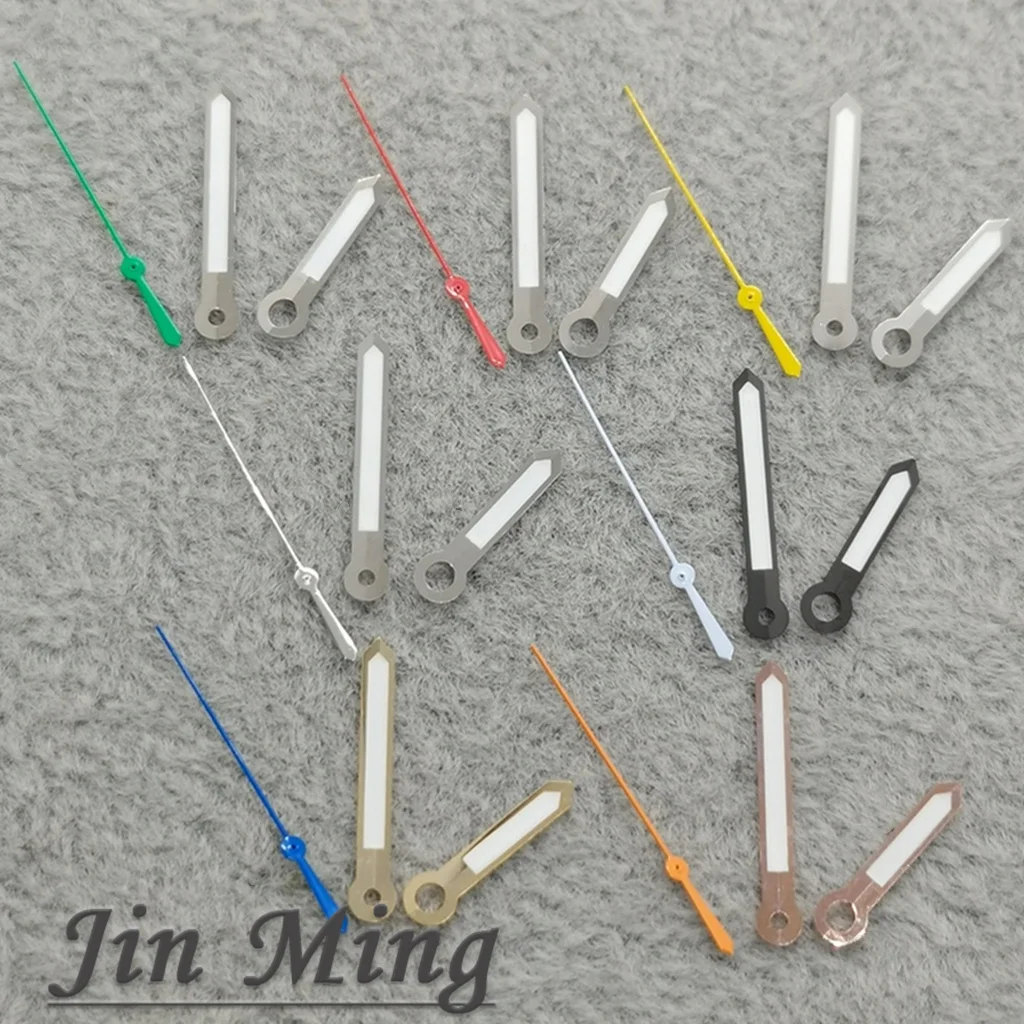Hohe Qualität Uhr Hände 13,5*13*9 Grün Leuchtende Silber Gun Gold Für NH35 NH36 7S26 7S36 4R35 4R36 Bewegung Uhren Zubehör
