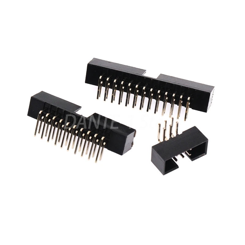 Simple horn bent pin 2.0mm pitch connector JTAG socket IDC3-8/10/20/30/40/50p
