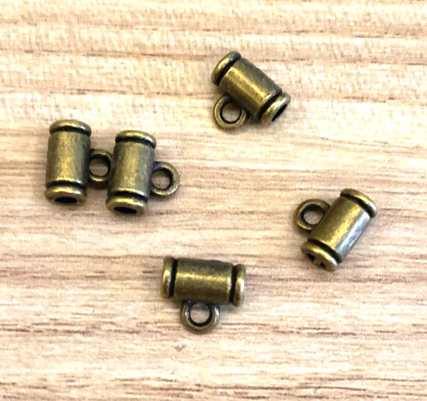 

50pcs 8*7*4mm Alloy metal handmade accessories simple bead connector HW2542