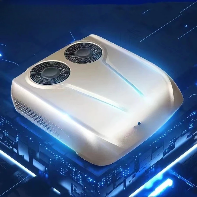 

Parking air conditioner 24v DC frequency conversion refrigeration vehicle overhead integrated machine