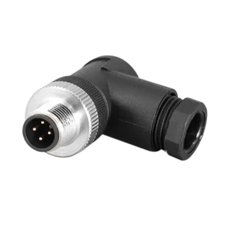 M12 sensor connector waterproof male&female plug screw threaded coupling 3 4 5 8 Pin A type sensor connectors 1PCS