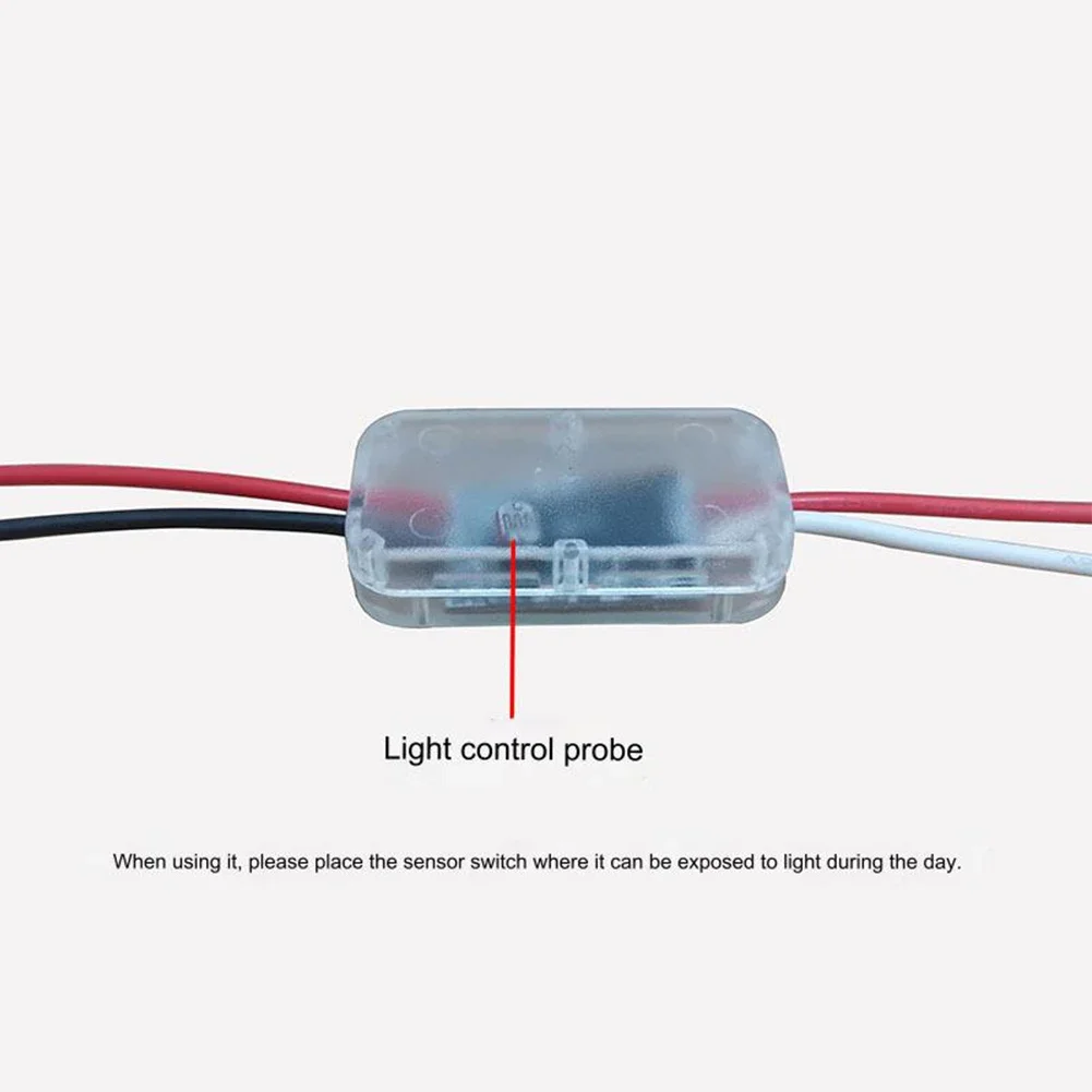 Light Sensor Switch Light Switch DC 5V 12V 24V  Photo Control Photowitch Sensor Corridor Aisle Automatic Timing Sensor Switches