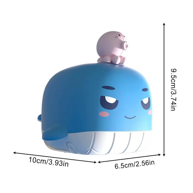 giocattoli da bagnetto per bambini Divertimento spruzzatore d'acqua elettrico per balene Forniture per vasca da bagno per Pasqua Fuori Gioca a amici Famiglia Gioco per bambini Nuoto