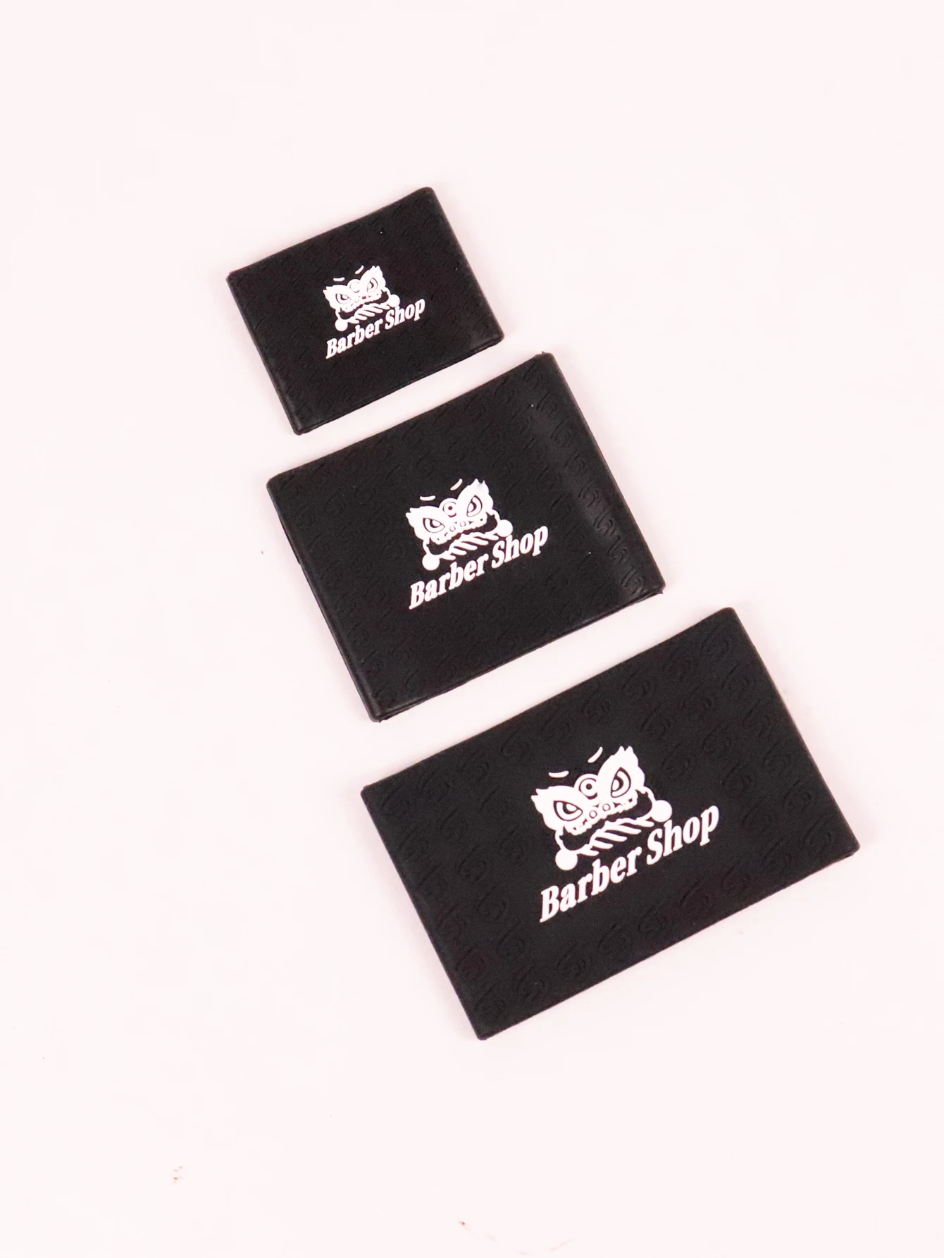 3pcs Barber Shop Trimmer Grip Sleeve Rubber Anti slip Design Barber Decoration Ring Salon Barber Tool Special for real hair wigs