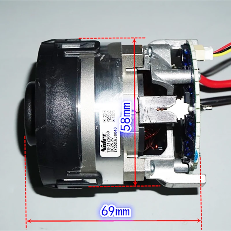 DC 24V 25.2V 350W Japan Nidec Electric Brushless Motor Ultra-high Speed Suction for Violent Turbine Air Blower Vacuum Cleaner