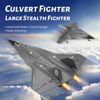 SR72 RC Plane 2.4G 4CH RC Fighter With Concealed Culvert Design FX9672 RC Airplane Powerful Motors RTF Aircraft Boys Toys