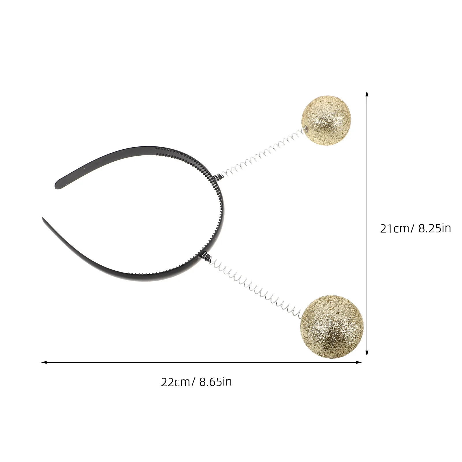 2 Zestawy Błyszczących Marsjańskich Opasek na Głowę z Elastycznymi Antenami, Brokatowe Kulki, Akcesoria Kostiumowe dla Dorosłych i Dzieci na Halloween, Imprezę Cosplay