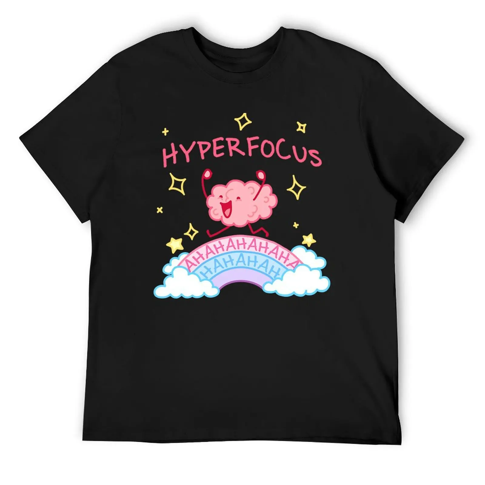 

ADHD Hyperfocused T-Shirt rapper graphic tees heavyweights summer 2025 funny gifts Men's t-shirts
