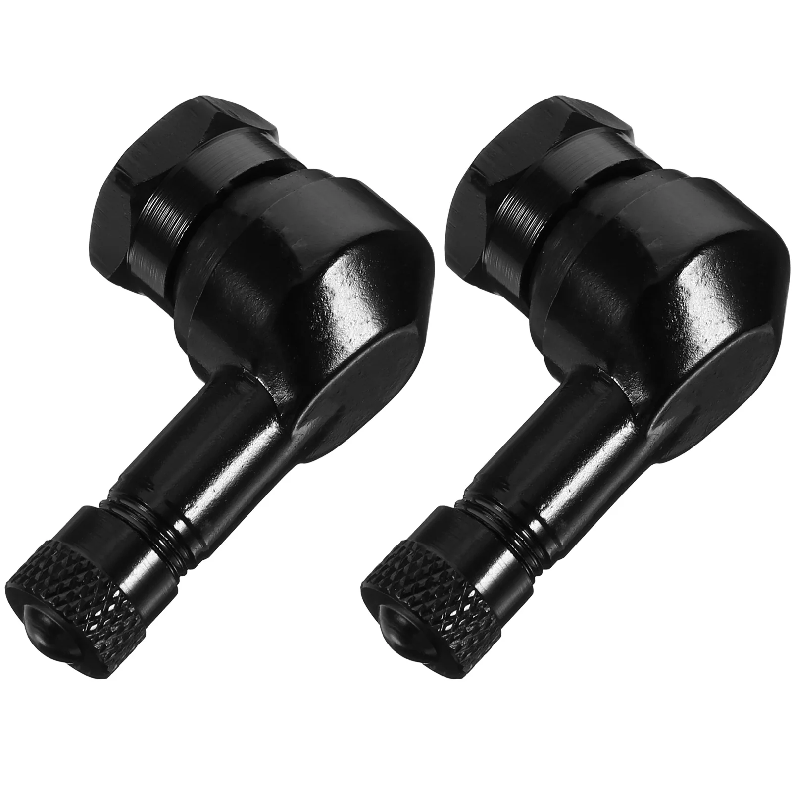 2개입 직각 밸브 스템 캡 오토바이 타이어 압력 더트 커버 범용 스테인리스 스틸 자동차 액세서리