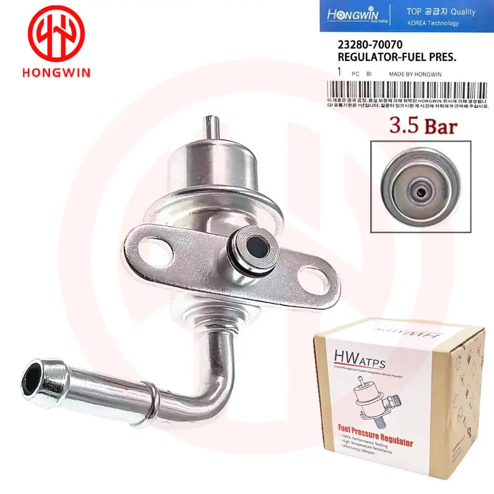 3.5 Bar HONGWIN New Fuel Pressure Regulator 23280-70070 2328070070 For Toyota Cresta Crown Mark II Chaser GX70G,GX81,GX90,GX100