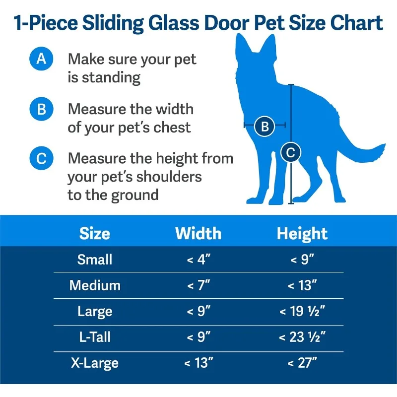 Imagem -03 - Petsafe-porta Deslizante de Vidro para Cães e Gatos Altura Ajustável Grande-alta Branca in in 80 in 11 in 16 in pc