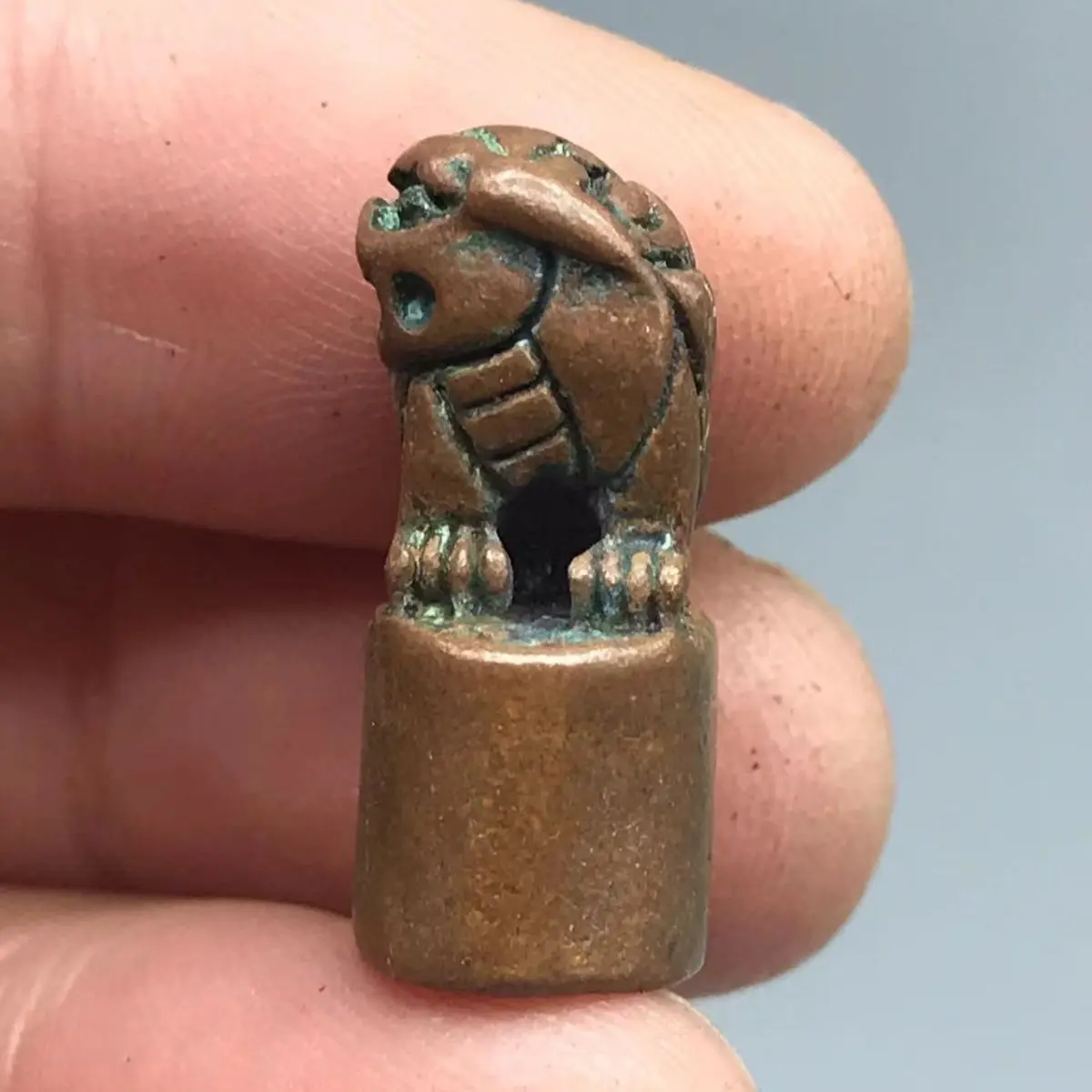Mini lion Seal Stamp Statue Sculpture Figurines Home Garden Decoration Statues