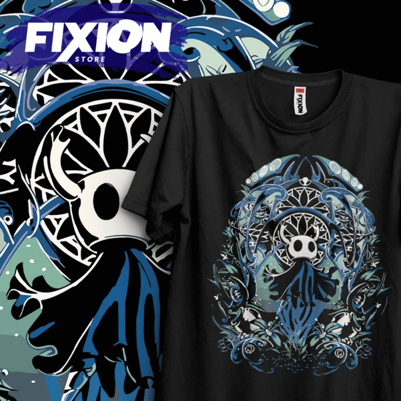 The Hollow Knight T-shirt Men Women Silksing Latest Games Print Tee Oversized Short Sleeve High Quality Street Y2k Male Clothing