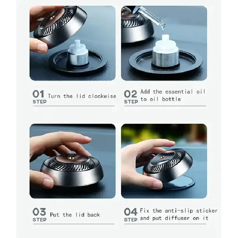 Mini difusor de aceite esencial Ca, Humidificador eléctrico sin agua, aromaterapia, difusor de fragancia portátil Usb, ambientador de coche