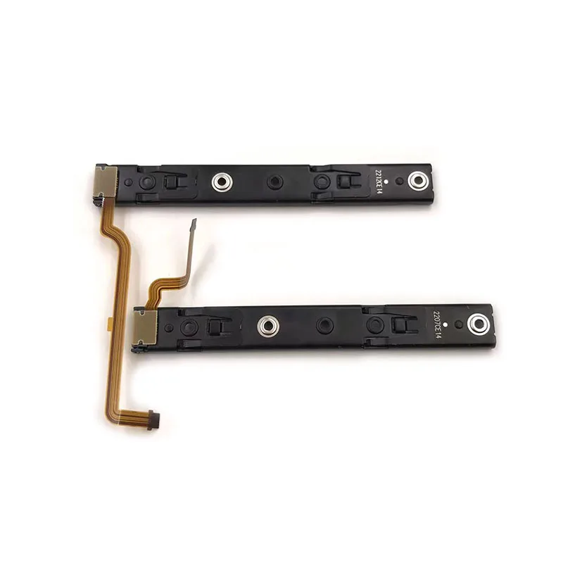 الجزء الأصلي من Repart للسكك الحديدية اليمنى واليسرى مع جزء تثبيت الكابلات المرنة لوحدة التحكم Nintendo Switch OLED NS Rebuild Track