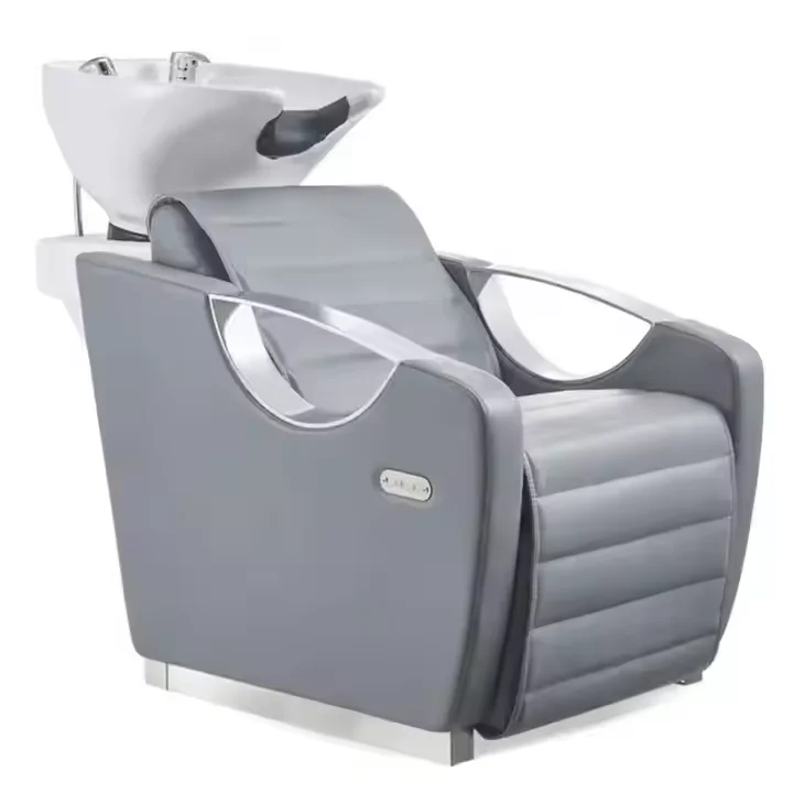 

Мебель для парикмахерских: Кресло-мойка для мытья головы с раковиной