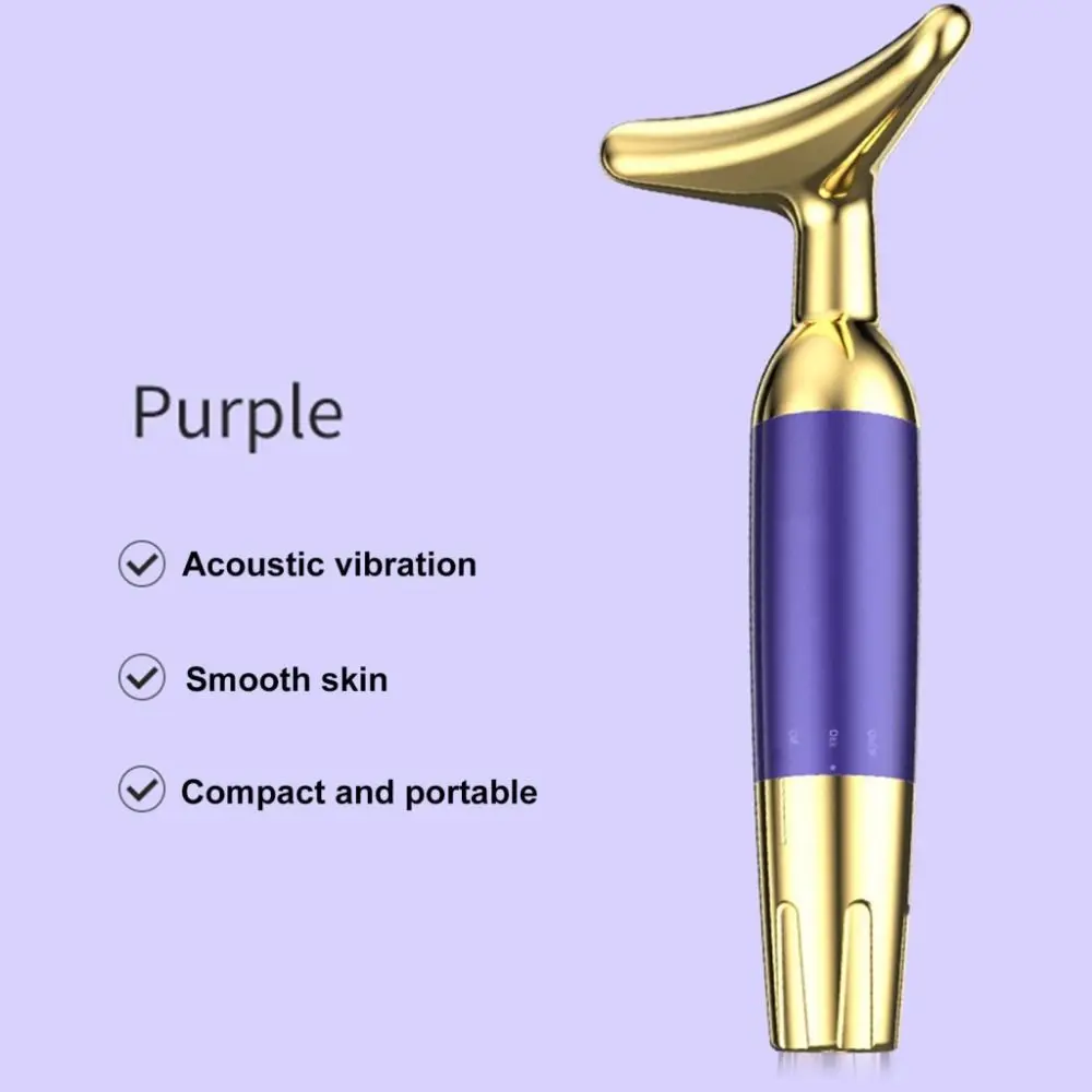 Wrinkle Removal Neck Face Beauty Device Fade Facial Lines Facial Tighten Vibration Massage Cream Absorb Instrument Ultrasonic