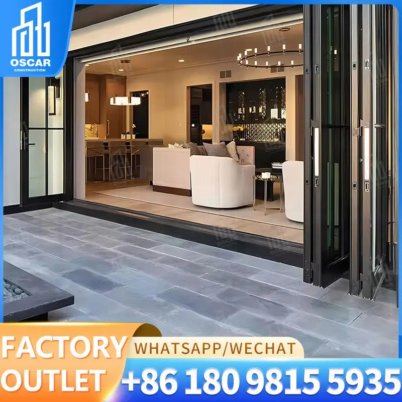 

Customizable UK Factory Bifold Door with Multiple Functions for Home Decoration Bifold Door