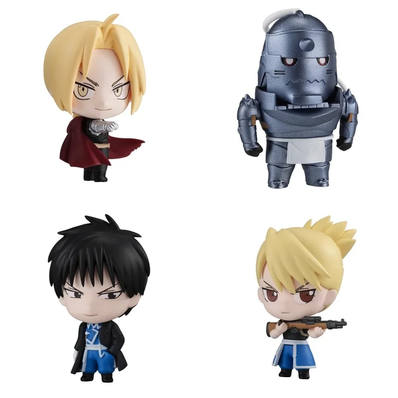 

Bandai Original 4Pcs Gashapon エドワード・エルリック FULLMETAL ALCHEMIST Toys For Kids Gift Collectible Model Ornaments