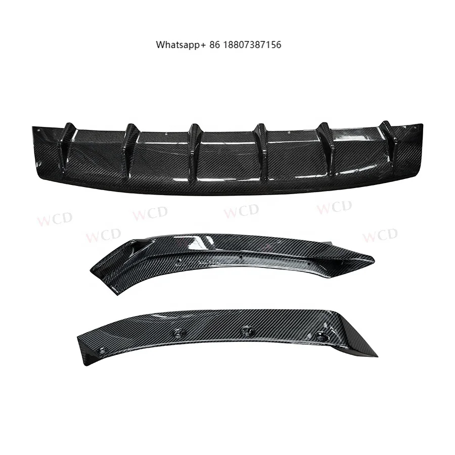 

High Quality Carbon Fiber Front Bumper Lip forMaserati Levante S Sport Utility 4-Door 2016-2017 Front Lip