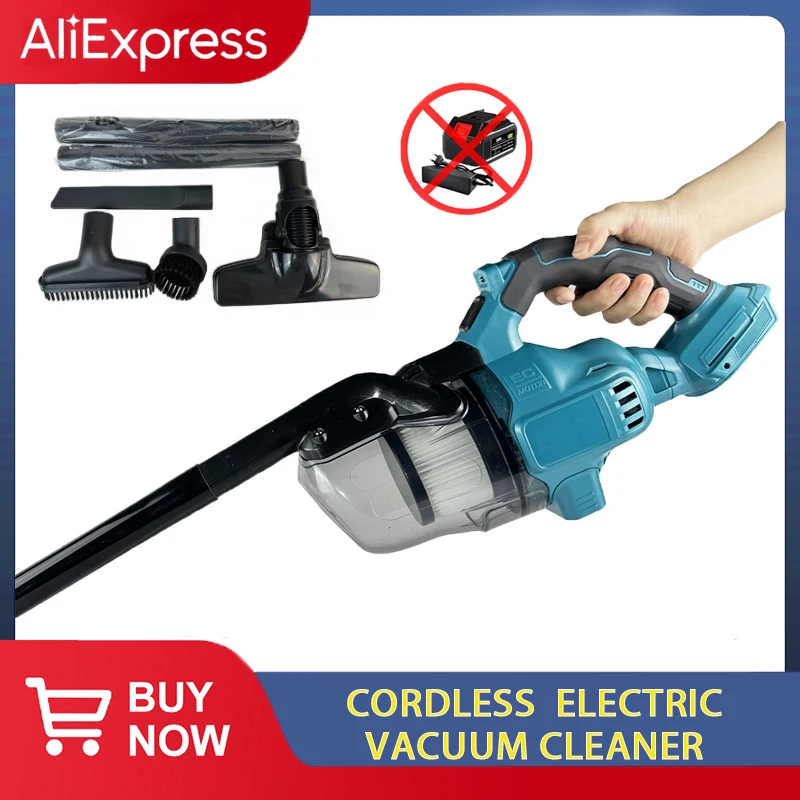 Handheld Vacuum Cordless, Dry Hand Vacuum Cleaner 16000 PA Suction, Hand Held Vacuum Cleaner for MAKITA, Mini Car Vacuum cleaner