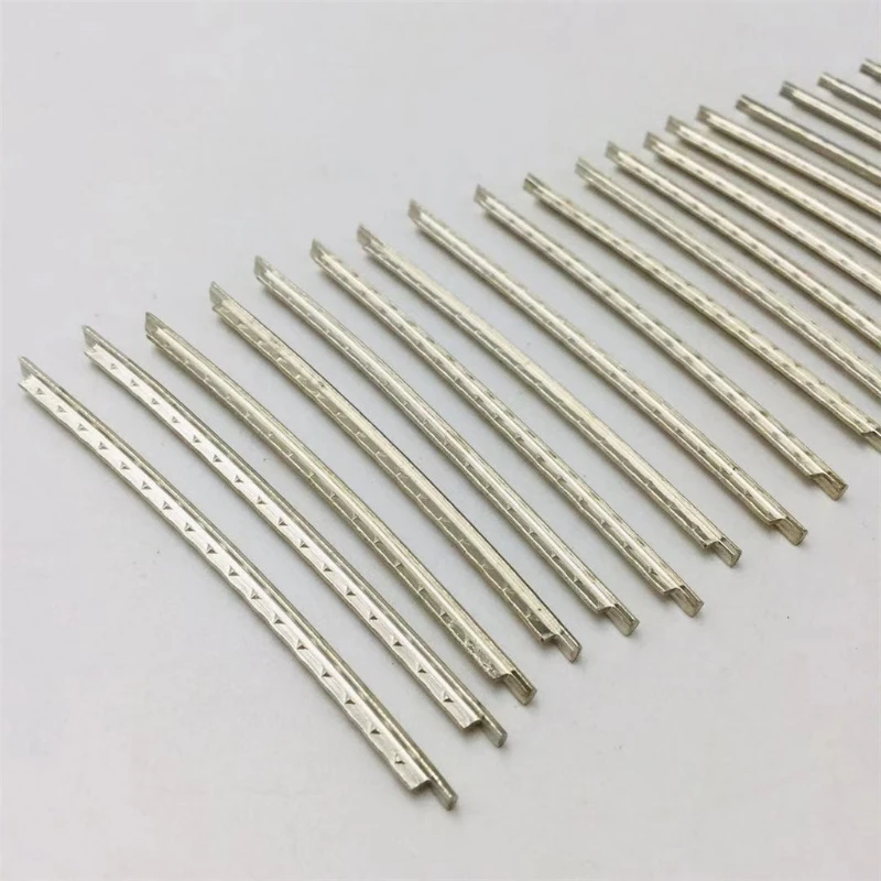 24Pcs Stainless Steel 2.2mm Width 22 Fret 24 Frets Guitar Fret Wires Fretwire Set for Electric Guitar Bass Fingerboard 69HD