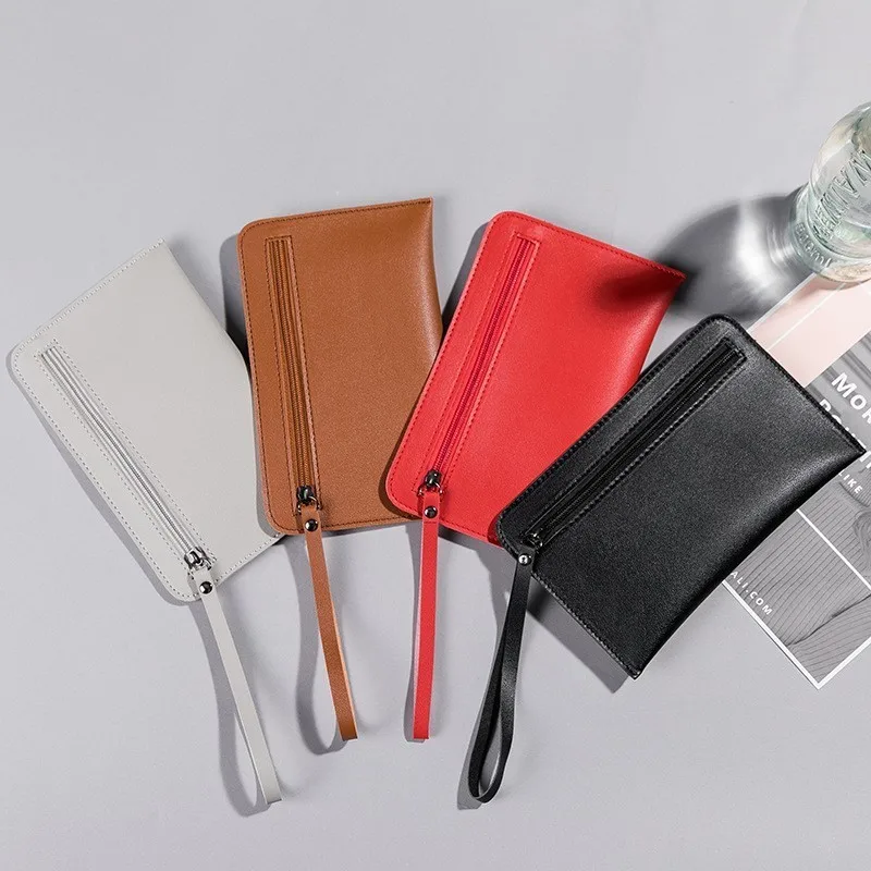 Women Wallet Leather Purse Cheap Small Handbag Wholesale Couple Long Phone Bag Men Business Lady Card New Fashion Clutch Bag