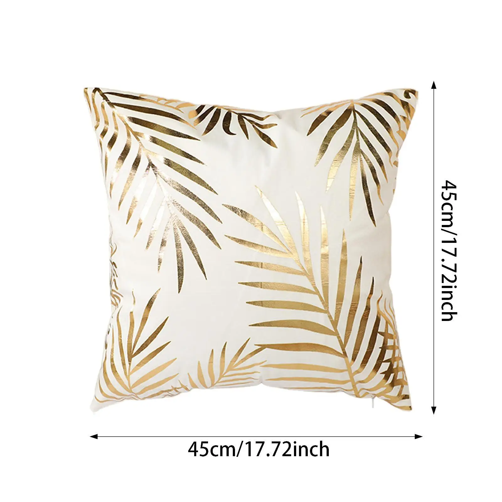 Pillow Cover 45cm x 45cm Square Easy to Use Decorative Pillow Case Cushion Cover for Winter Living Room Sofa Farmhouse Bedroom