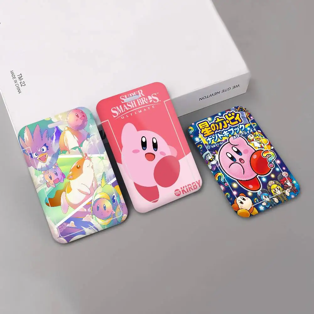 K-kirbys 1Pcs Work Name Card Holders Business Work Card ID Badge Lanyard Holder Men Women ID Business Case