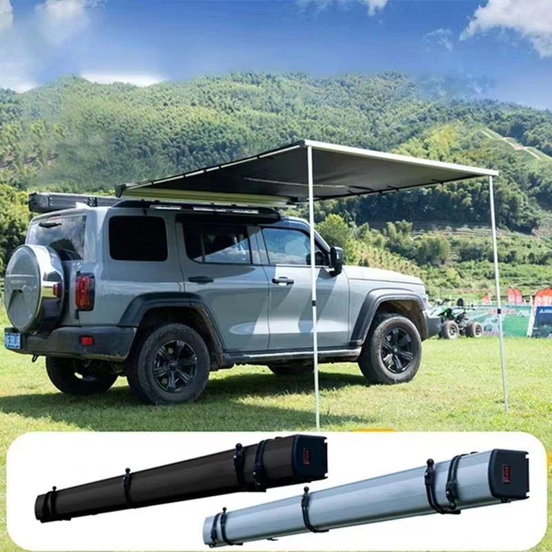 High Quality Car Side Mounted Sunshade Aluminum Hard Shell Waterproof Sunshade Tent Suitable for SUV Truck Off-road Camping