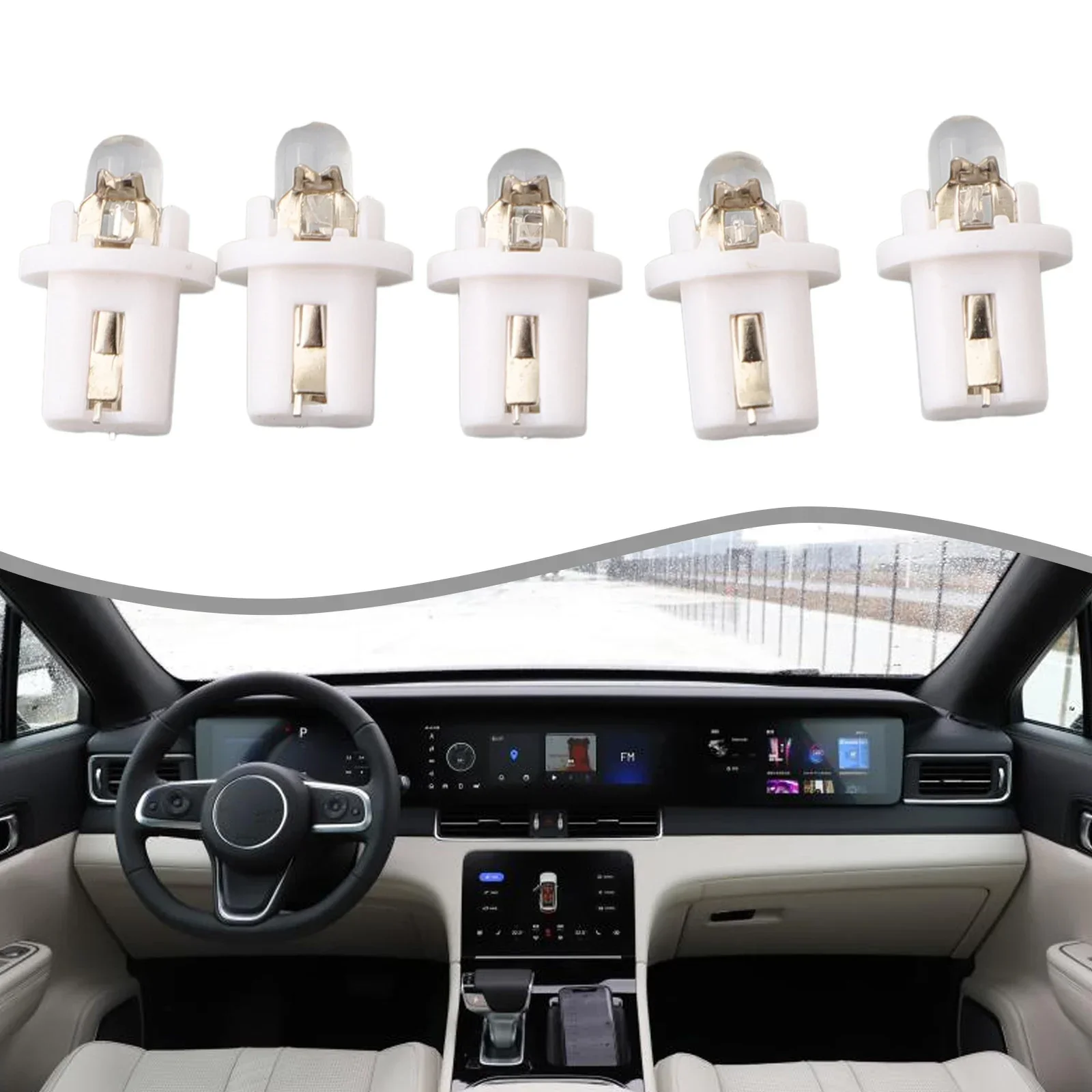 

LED Lamp Car Dashboard Gauge Instrumental Bulbs Notes Due To Various Factors Such As Monitor Brightness And Light Brightness