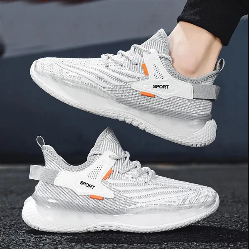 Men's Shoes Casual Sneakers Fashion Light Breathable Summer Sandals Shoes Mesh Tenis Red Outdoor Beach Sports Zapatos De Hombre