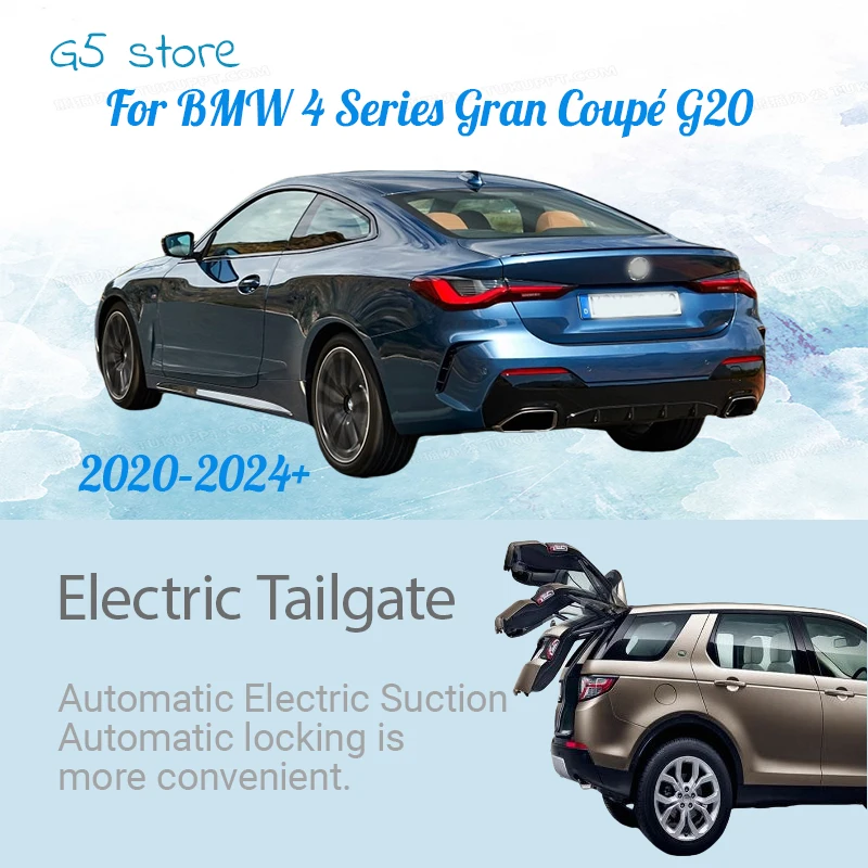 Modification of Anti-pinch Electric Tailgate Automatic Trunk of Vehicle For BMW 4 Series 2-door coupé G22 2020-present