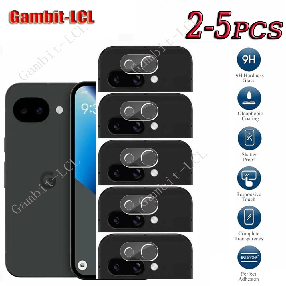 2PCS-5PCS 3D 9H HD Tempered Glass For Google Pixel 10a GooglePixel10a Pixel10a Pixel9a 9A Camera Lens Protection Cover Film