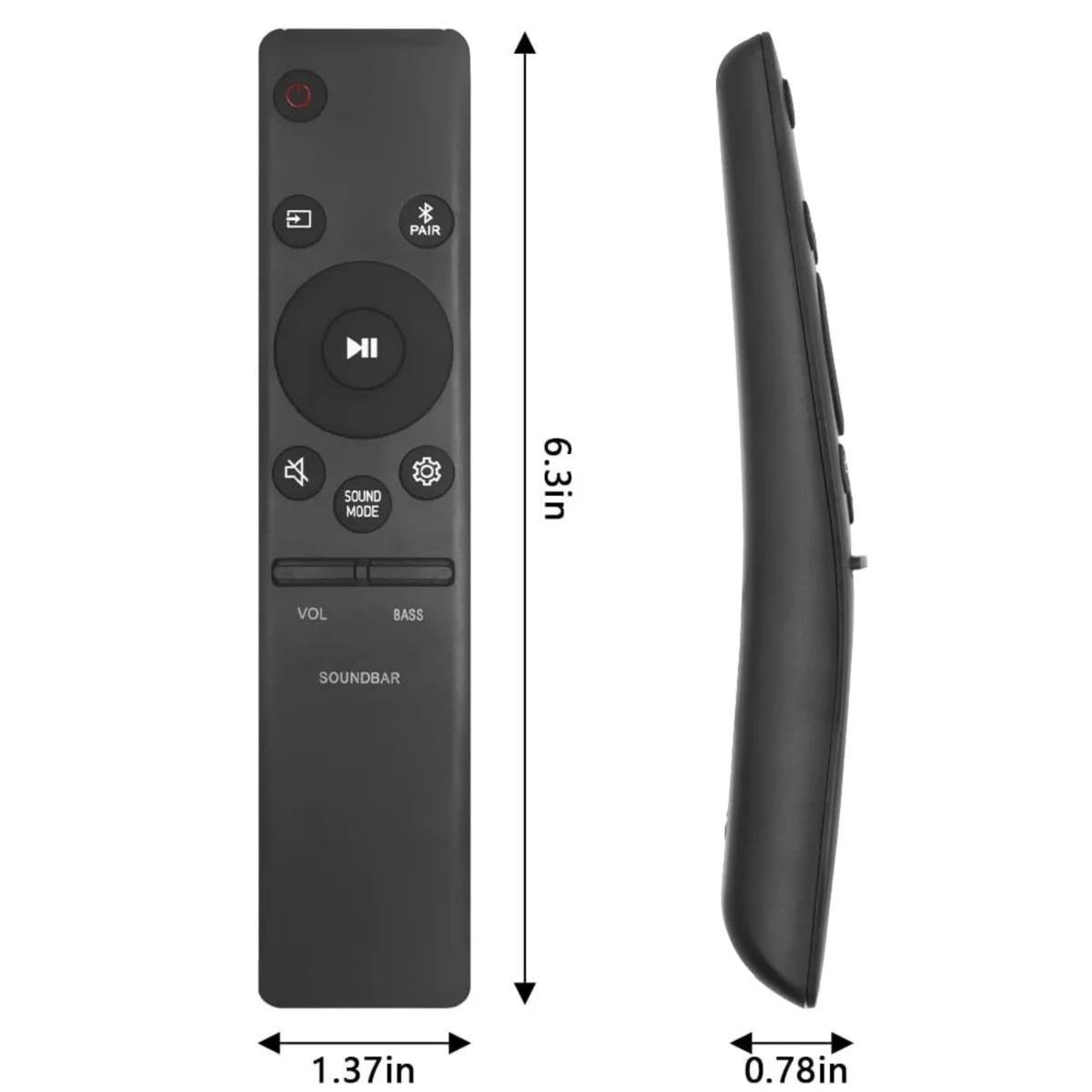 New Remote Control for Samsung HW-S50A HW-S60A HW-Q65T HW-Q60T HW-Q6CR HW-Q6CT HW-Q67CT HW-R60C Sound Bar System