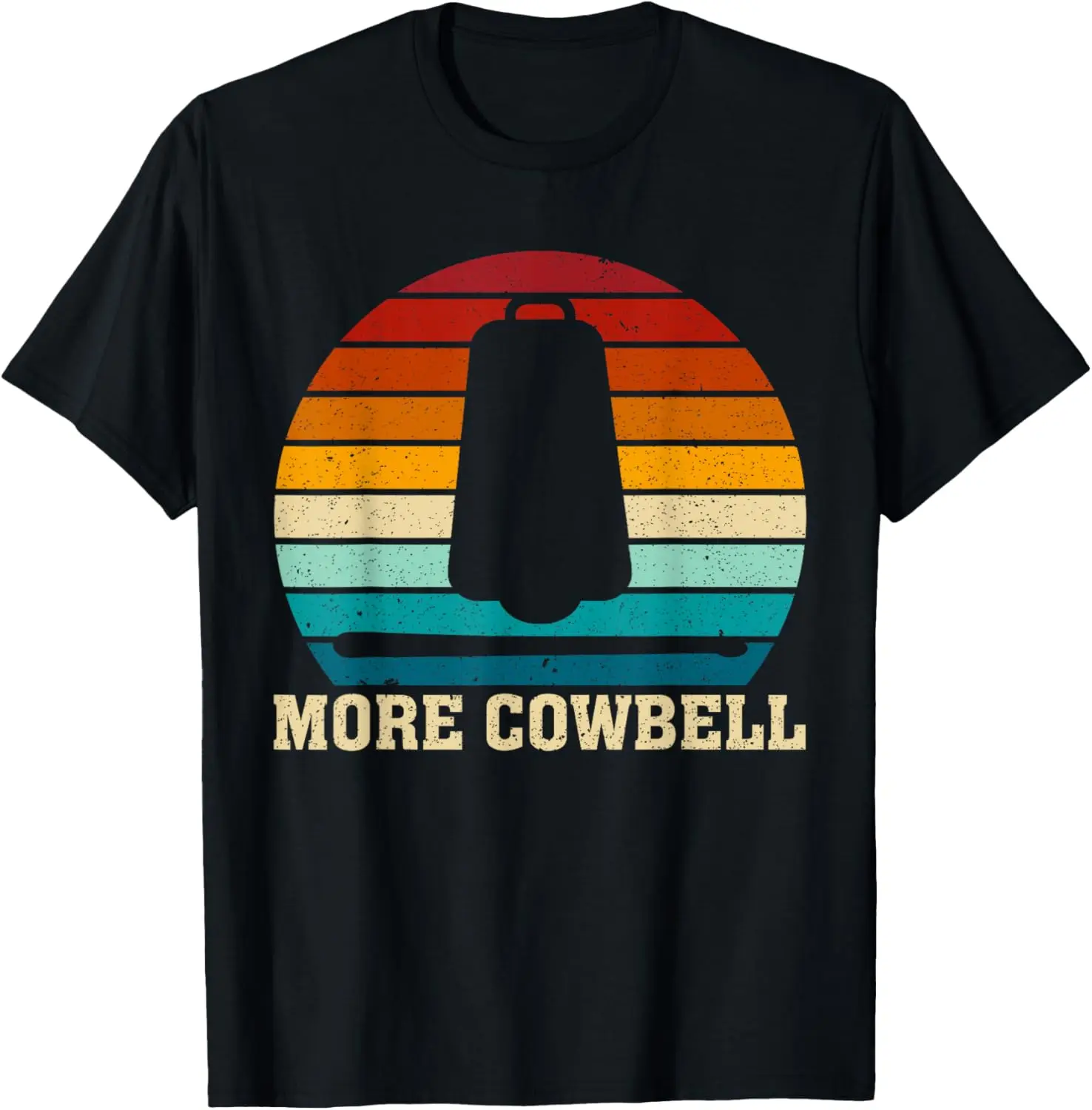 

Vintage Retro More Cowbell Funny Sarcastic Humor T-Shirt