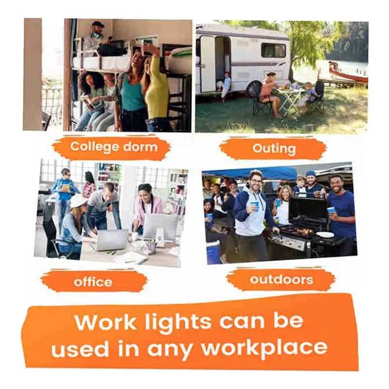 ABKW-Outdoor Work Fishin Work Light 4 Inch 16 Bead Spotlight Led Light For 18V Battery Power Handheld Emergency Tool Lam