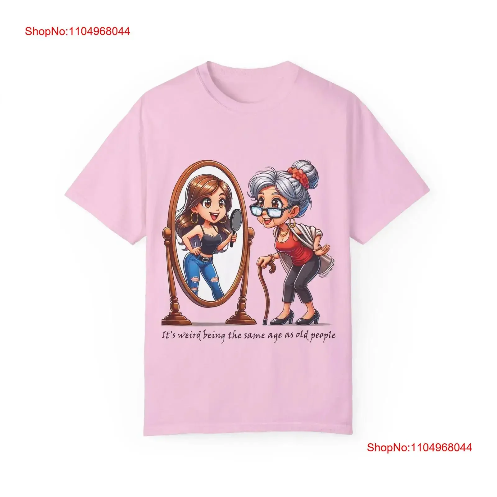 

Футболка премиум-класса «Это странный в тот же возраст» для пожилых людей. Для тех с юмористическим внешним видом на старение, самовсасывающая винтаж.