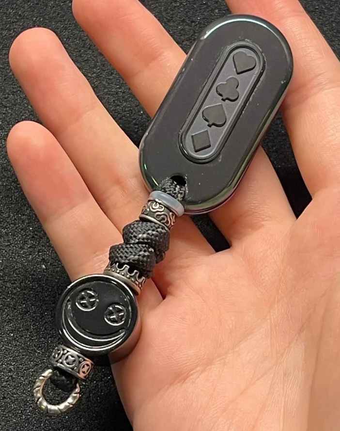 Used EDC Tkmini tk Joker Skull Zirconium Rainbow Halloween Limited Stress Relief Toy Pocket Toy Fidget Slider Decompression Toy