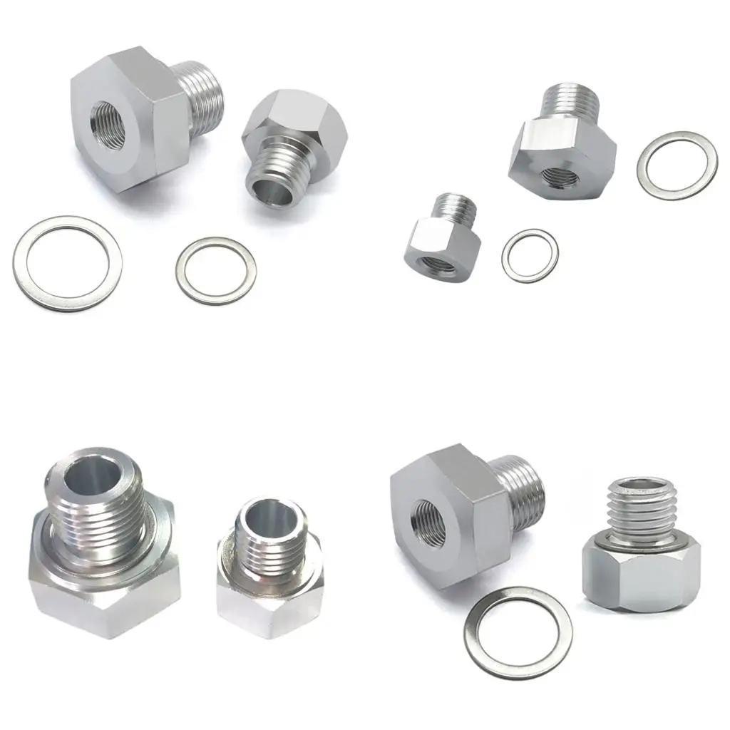 Oil Pressure Adapter M12x1.5 M16x1 5 to 1/8 NPT for LS Series