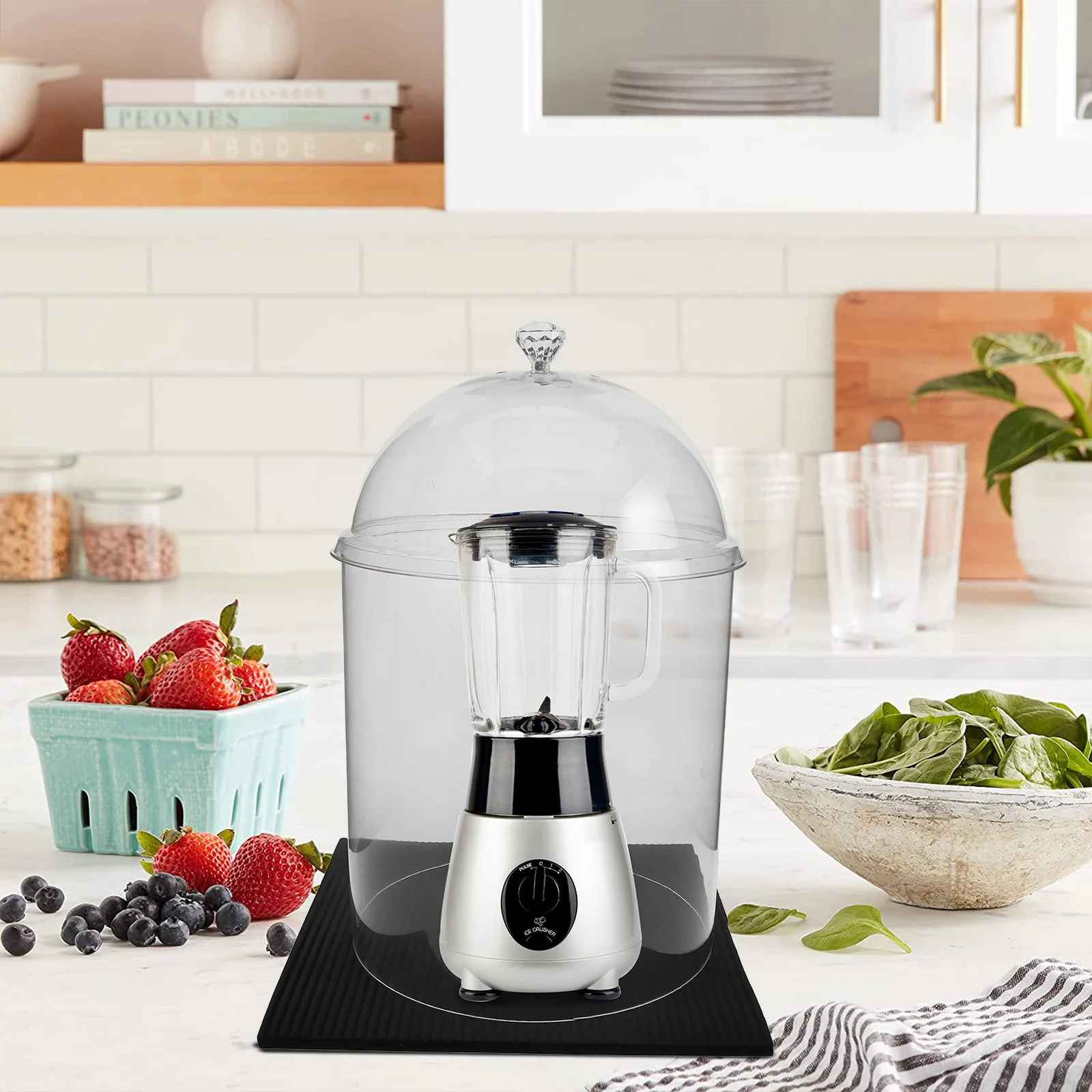 

Soundproof Blender Cover Transparent Noise Reduction Shield For Operation Easy Install Blender Guard