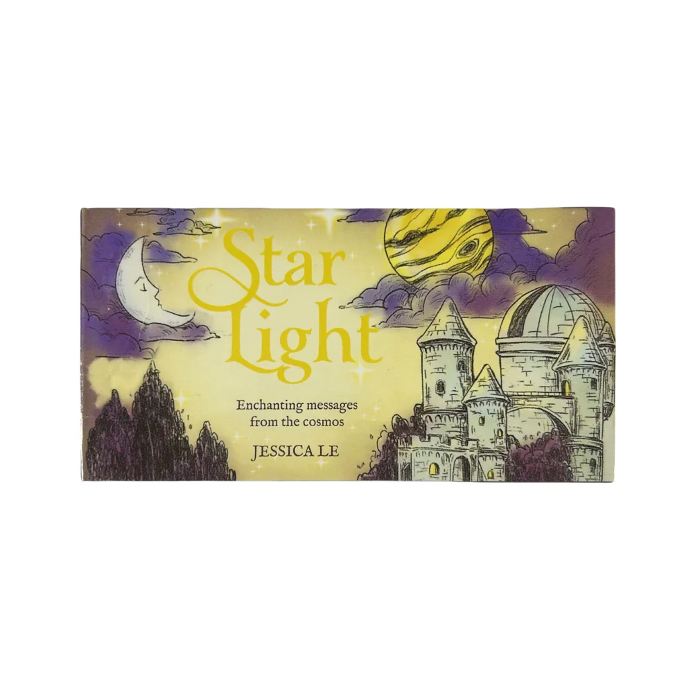 Star Light Cards Table Game 40 Mini Inspiration Oracle Cards Enchanting Messages From The Cosmos Tarot Deck